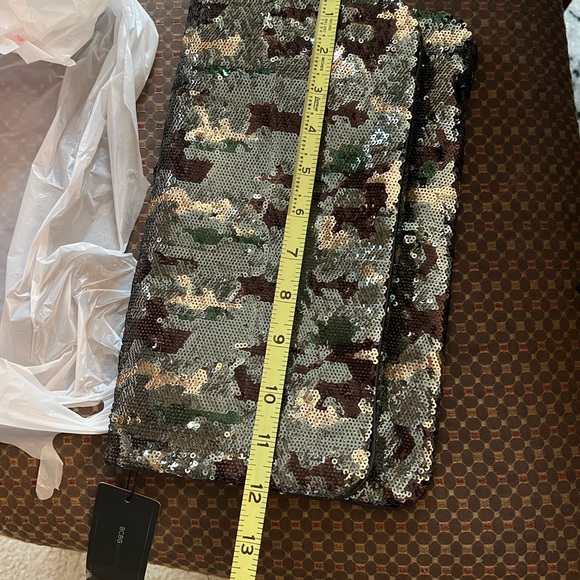 BCBGMaxAzria Sequin Camouflage Clutch - Picture 2 of 9